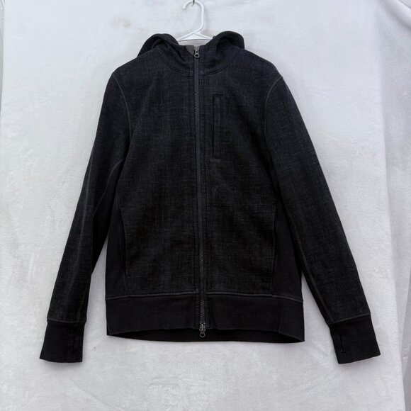Lululemon Scuba Hoodie Mens M Gray Full Zip Heavyweight Sweatshirt Fleece - Picture 1 of 9
